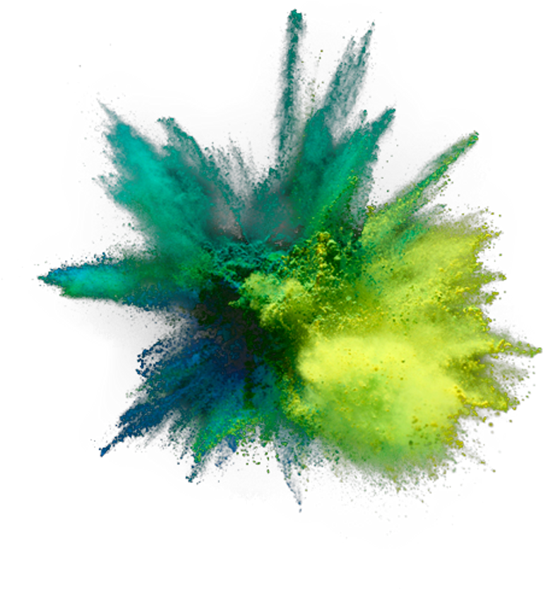 Colour Explosion Powder Green Freetoedit - Colour Explosion Png (1024x1024), Png Download