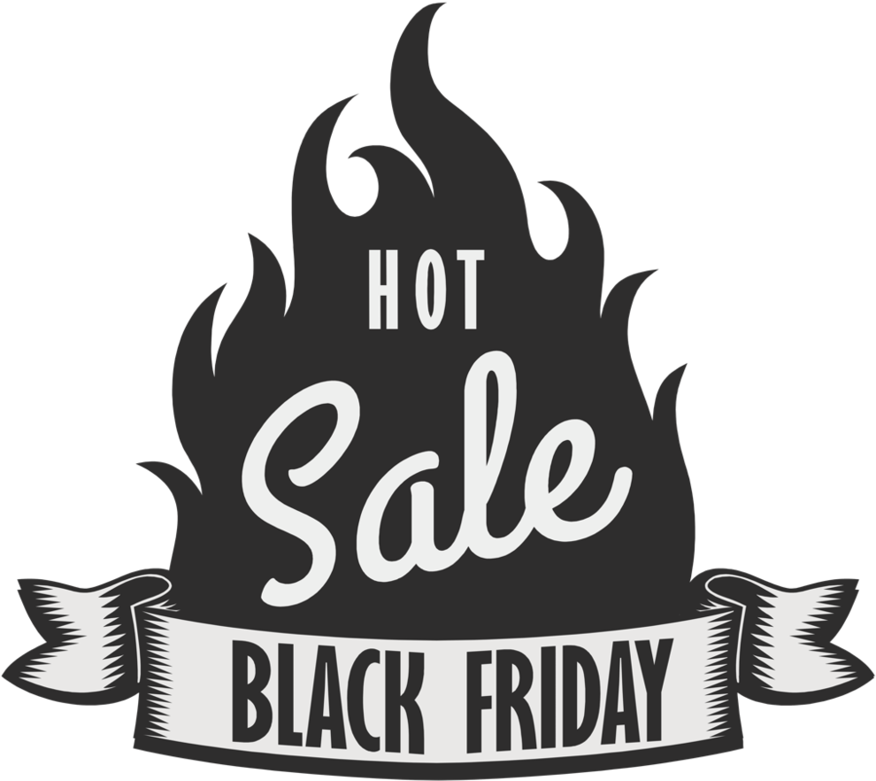 "when It Comes To Celebrating, No Time Of The Year - Black Friday Png (1000x1000), Png Download