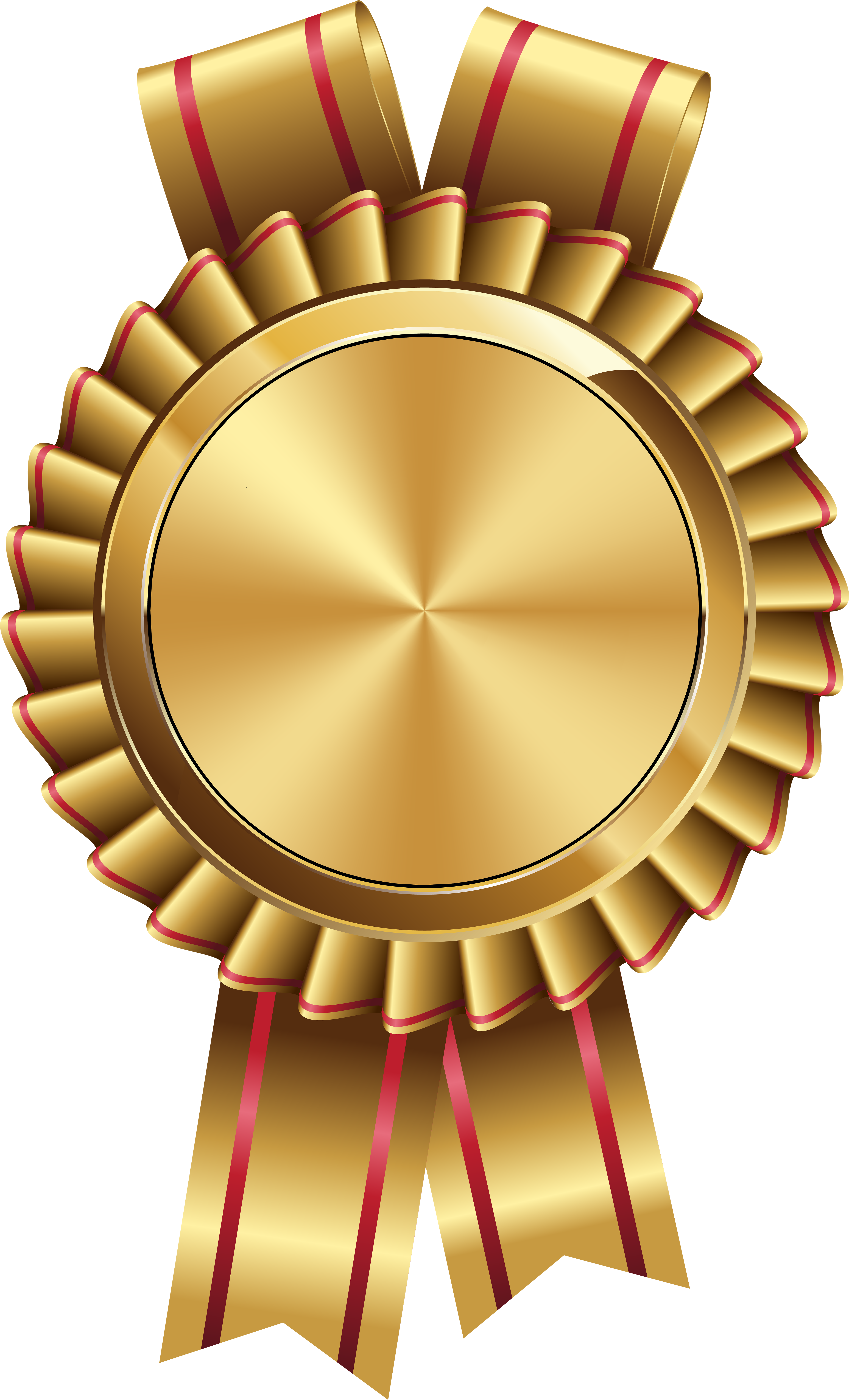 Seal Badge Gold And Red Png Clip Art Image Gallery (4851x8000), Png Download