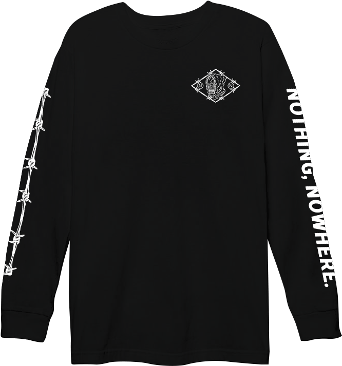 Barbed Wire Longsleeve - Lady Gaga Perfect Illusion Shirt (848x848), Png Download