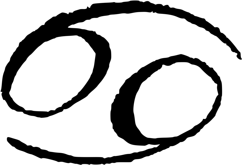 Free Cancer Zodiac Symbol Png Transparent Picture - Cancer Zodiac Symbol Transparent (1024x716), Png Download