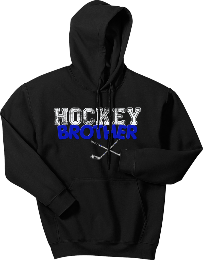 Hockey Brother Crossed Sticks Hoodie - Just Ride Mountain Bike Hoodie Sweat Shirt Mtb Downhill (800x1024), Png Download