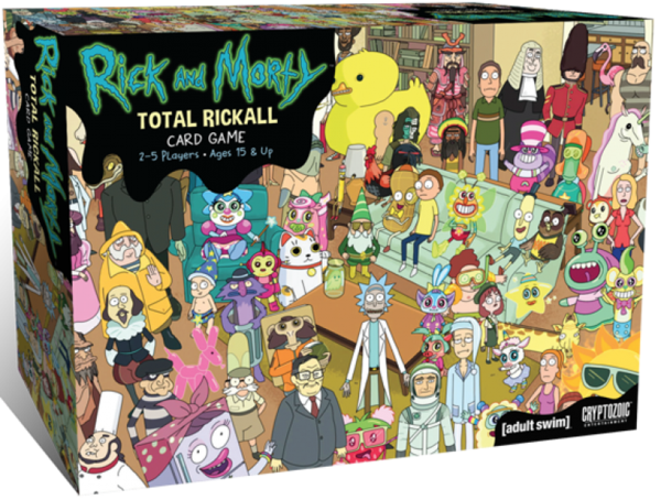 Rick & Morty - Cryptozoic Entertainment Rick And Morty Total Rickall (500x378), Png Download