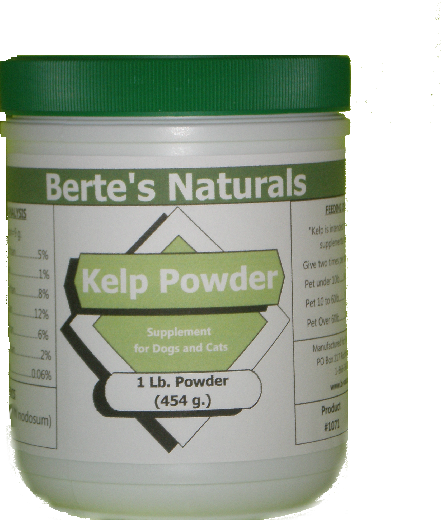Berte\'s Sea Kelp Powder - Digestion (2109x2109), Png Download