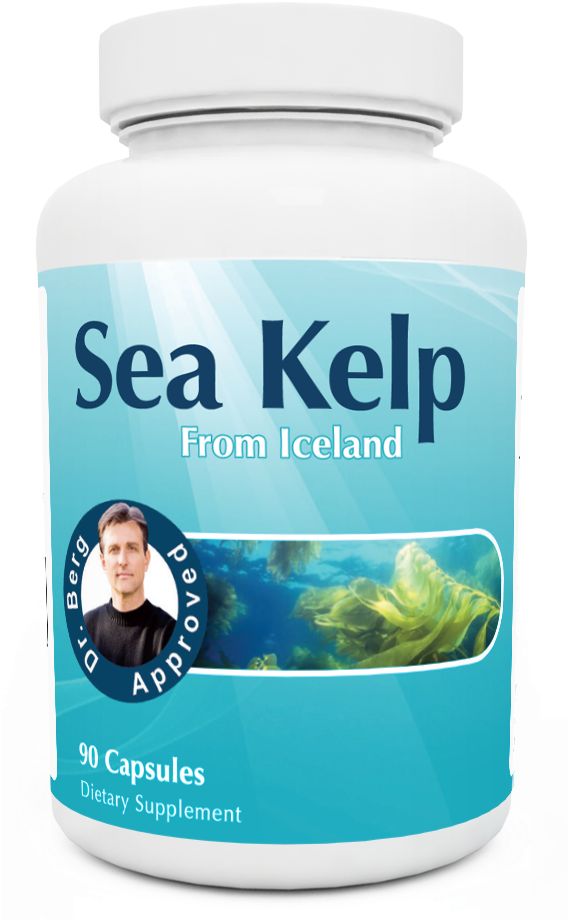 One Bottle - Sea Kelp Dr Berg (400x700), Png Download