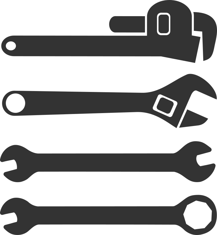Wrench Clipart Png Download - Box End Wrench Clipart (739x800), Png Download
