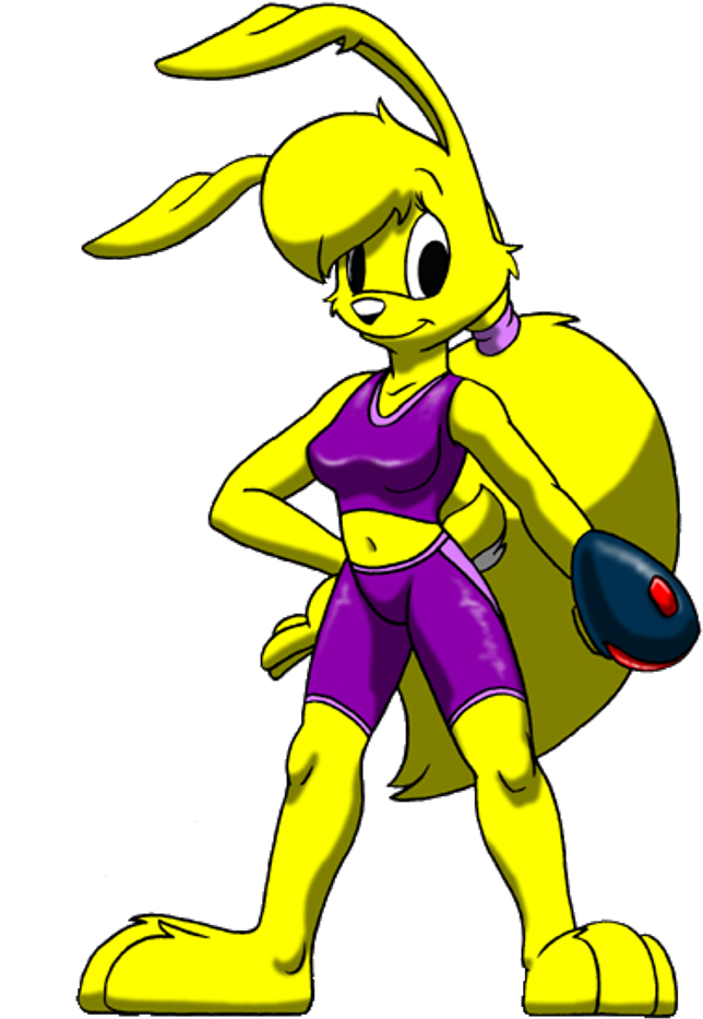 Lori Gun - Jazz Jackrabbit 2 Yellow (693x1024), Png Download