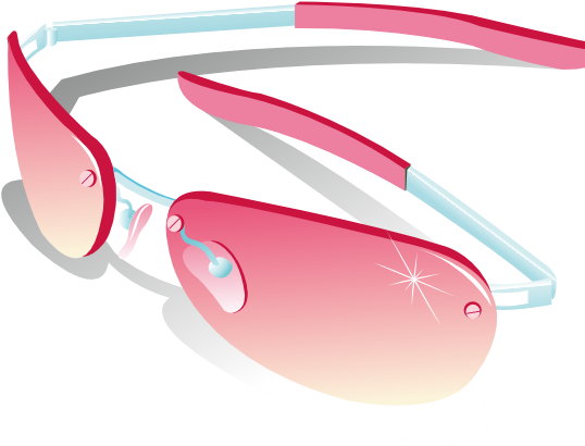 Sunglasses Clipart Purple - Free Sunglass Clip Art (555x474), Png Download