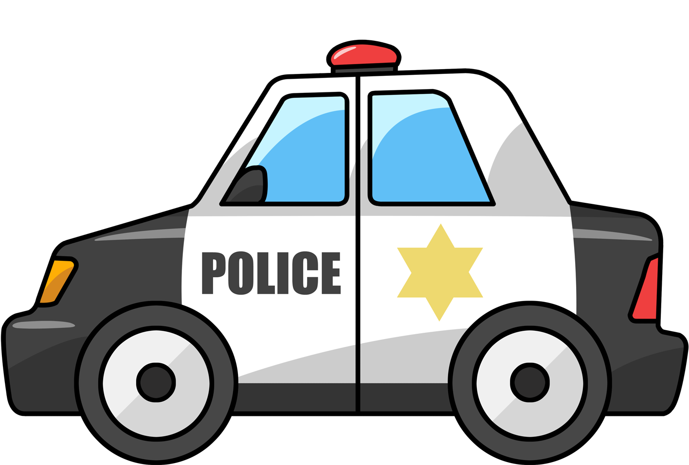 Free To Use - Police Car Clipart (1600x1200), Png Download