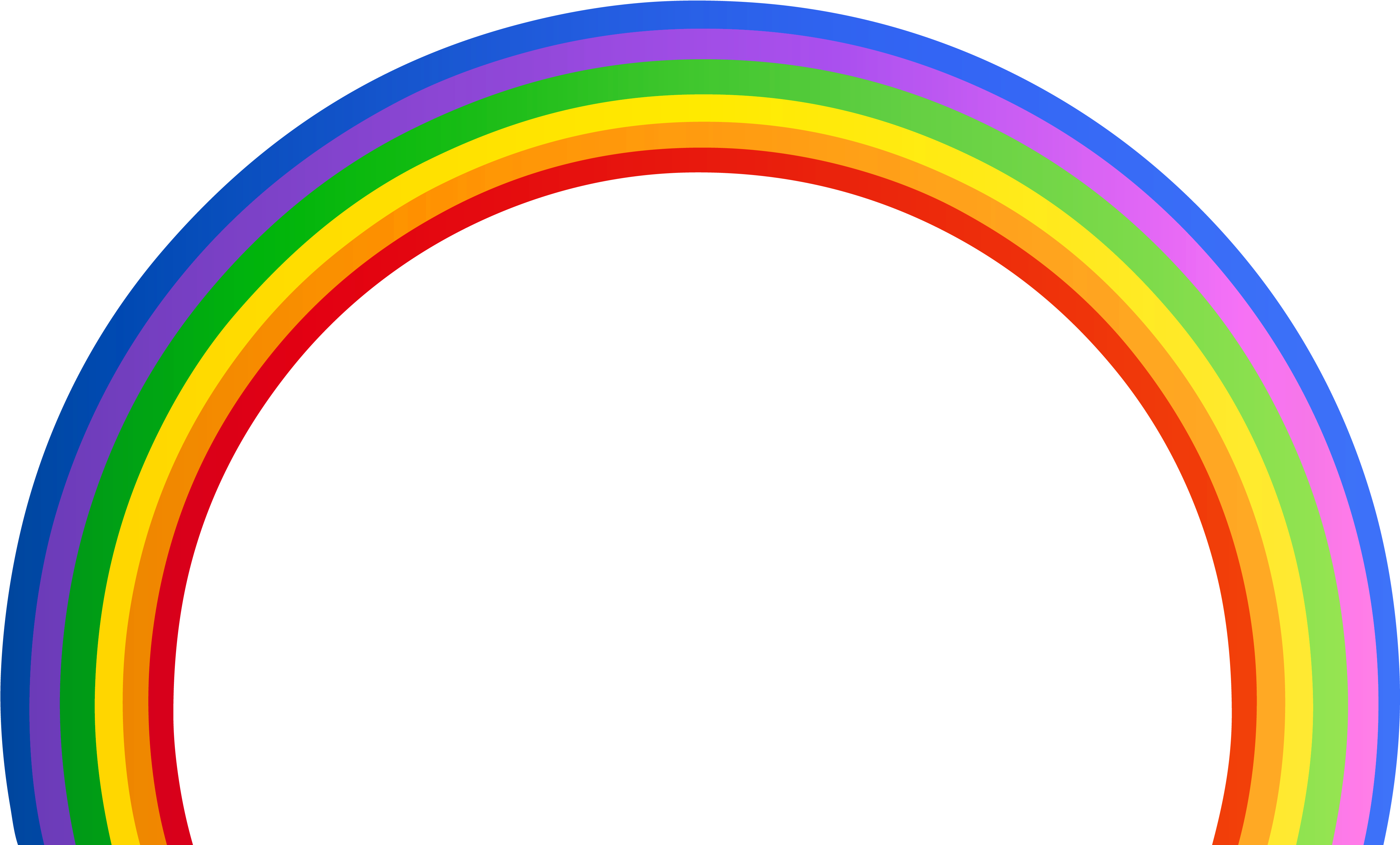 Rainbow Png - Rainbow Transparent Clipart (3498x2112), Png Download