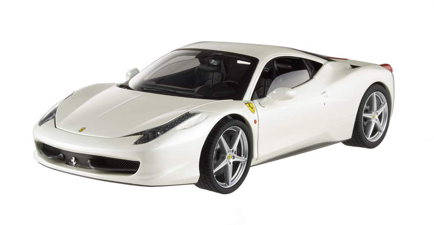 White Ferrari Car Png Image - White Ferrari Png (900x459), Png Download