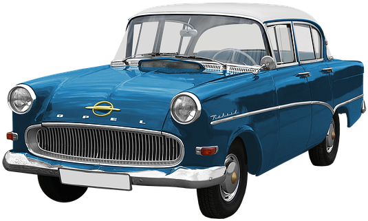 Opel Rekord P1, 4-cyl In Series - Opel Rekord P1 (556x340), Png Download