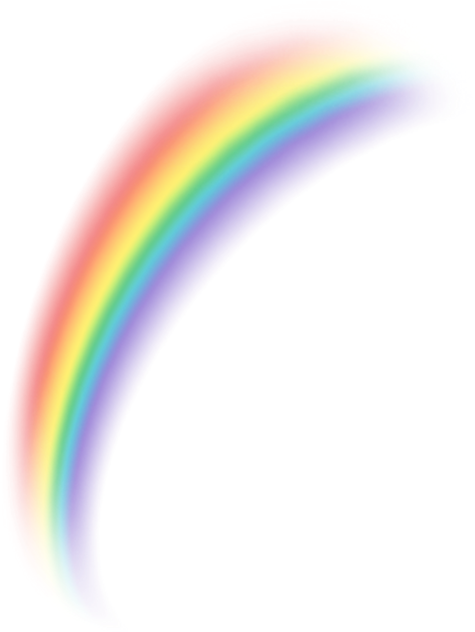 Rainbow Png Image Clip Art Free - Rainbow Png Picsart (398x506), Png Download