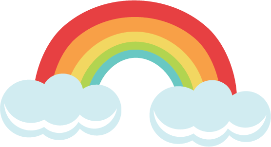 Rainbow Png (556x302), Png Download