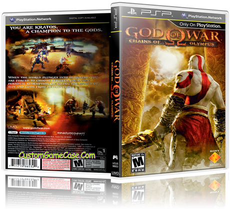 God Of War Chains Of The Olympus - God Of War Chains Of Olympus - Sony Psp (500x428), Png Download