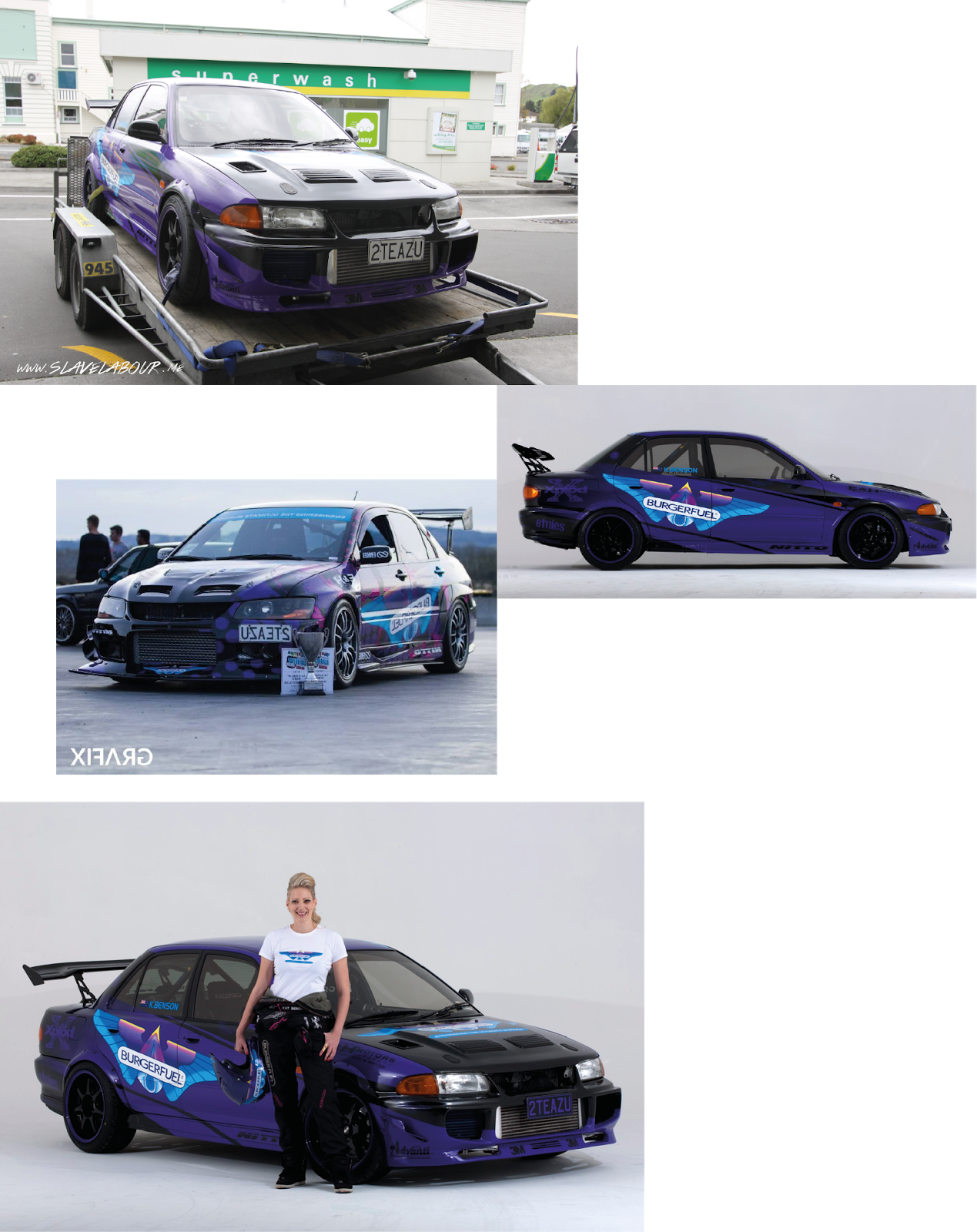 This Is The Burgerfuel Racing Car For - Ford F-550 (1269x1600), Png Download