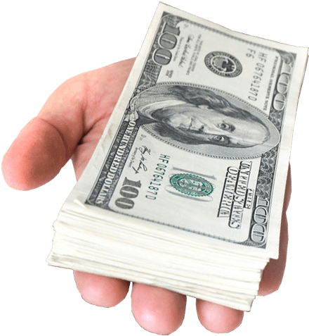 8gb 100-dollar Note Compact Credit Card Style Usb 2.0 (500x500), Png Download