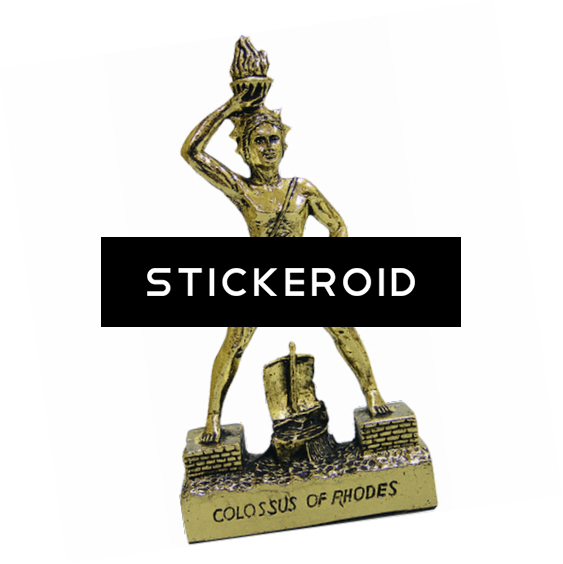Colossus Of Rhodes (563x564), Png Download