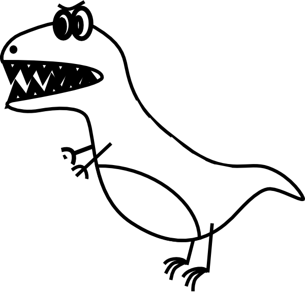 T-rex Png (600x577), Png Download