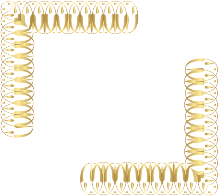 Download Corners Gold Clipart Png Photo (850x765), Png Download