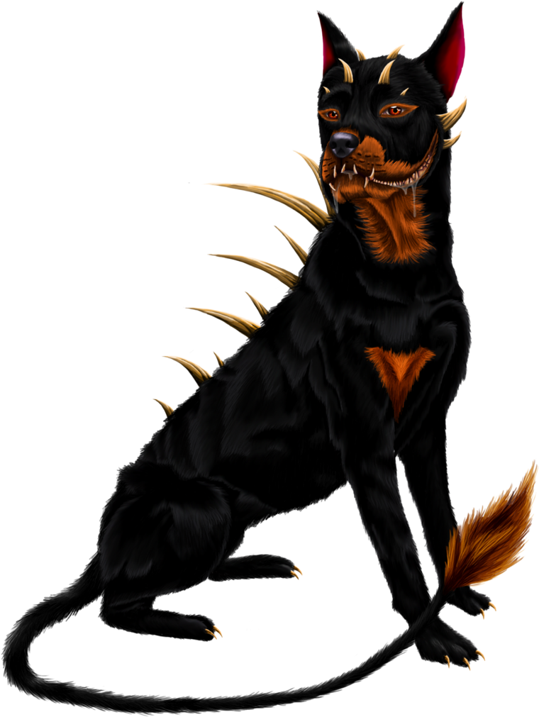 Hell Hound By Carusimahikura Hell Hound By Carusimahikura (760x1011), Png Download