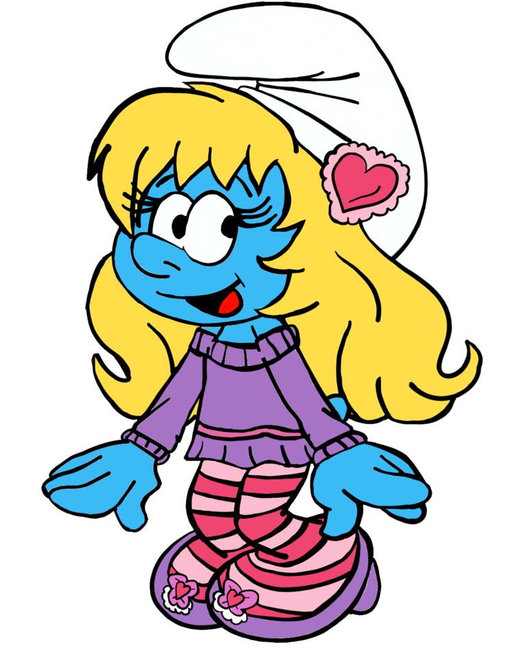 Smurfette Png (787x1014), Png Download