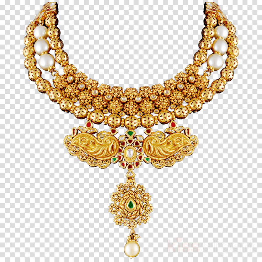 Gold Necklace Png Clipart Earring Jewellery Necklace (900x900), Png Download