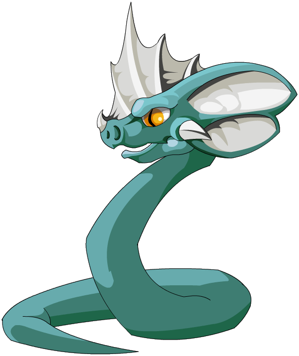 Blue Serpent (602x715), Png Download