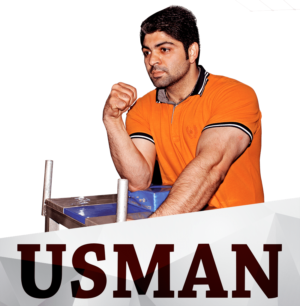 Usman Butt - Arm Wrestler - Magnus Sports (1000x1021), Png Download