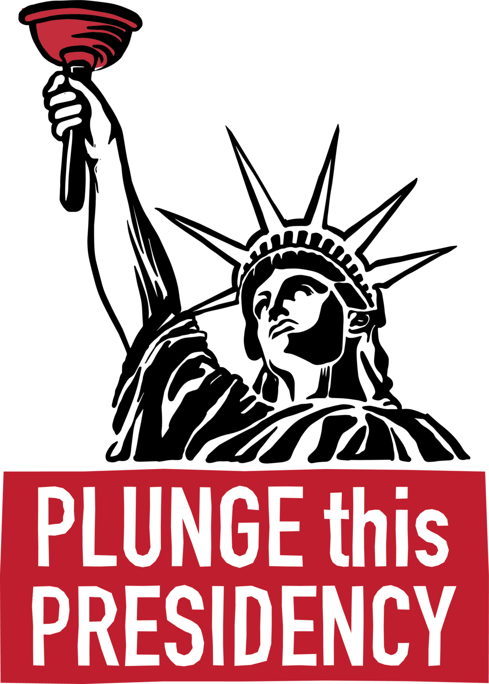 Plunge Lady Liberty Tee (1000x1398), Png Download