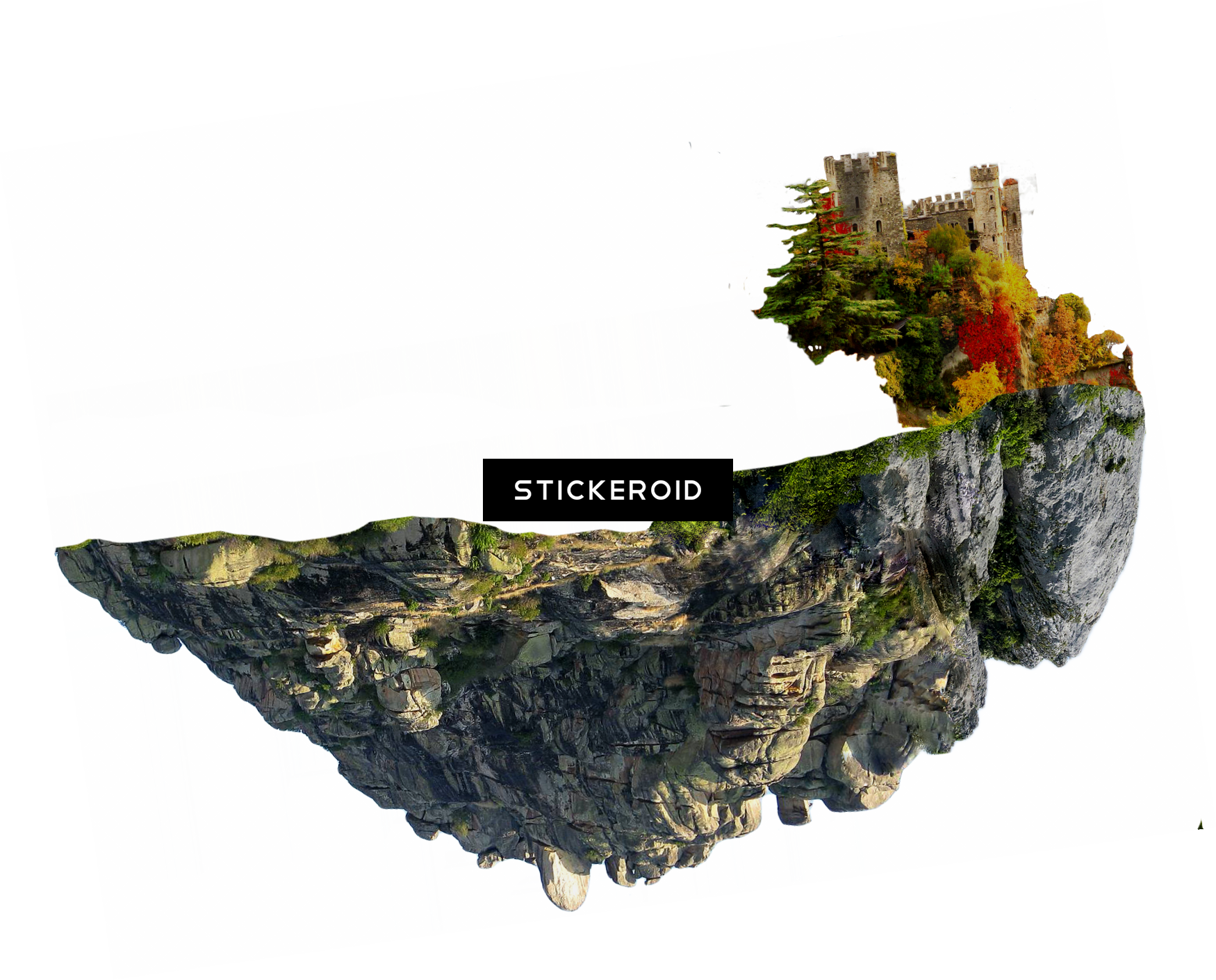 Fantasy Castle (1750x1410), Png Download