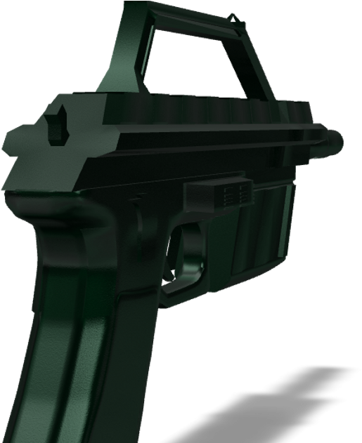 R95 Sci Fi Pistol (1200x630), Png Download