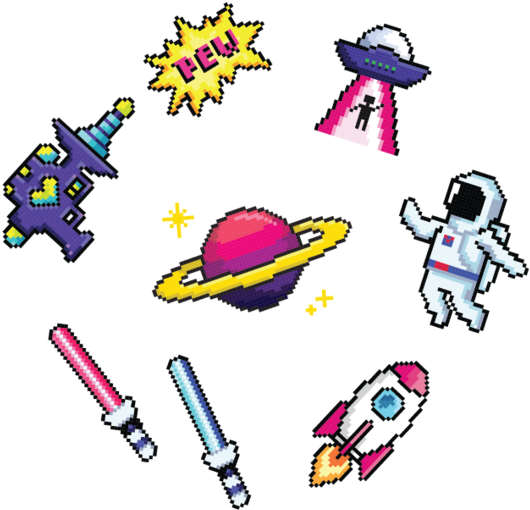 Sci-fi Tattoo Pack (590x590), Png Download