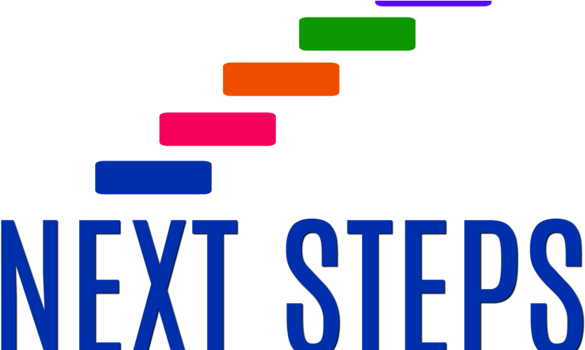 Next Steps Png (860x500), Png Download