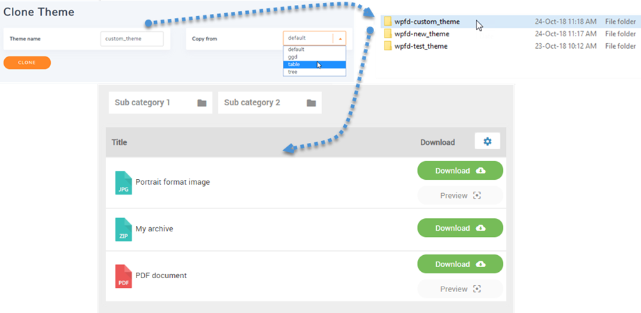 The Location Of The New Theme Folder Where You Can (920x449), Png Download
