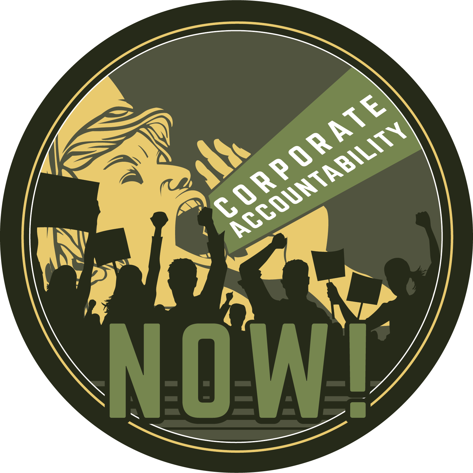 Corporate Accountability Now Logo-01 (1583x1585), Png Download