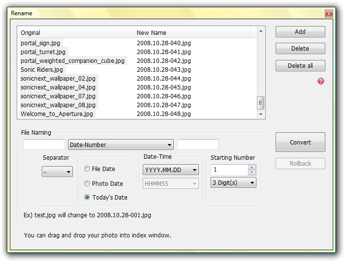 Photoscape - Rename (701x533), Png Download