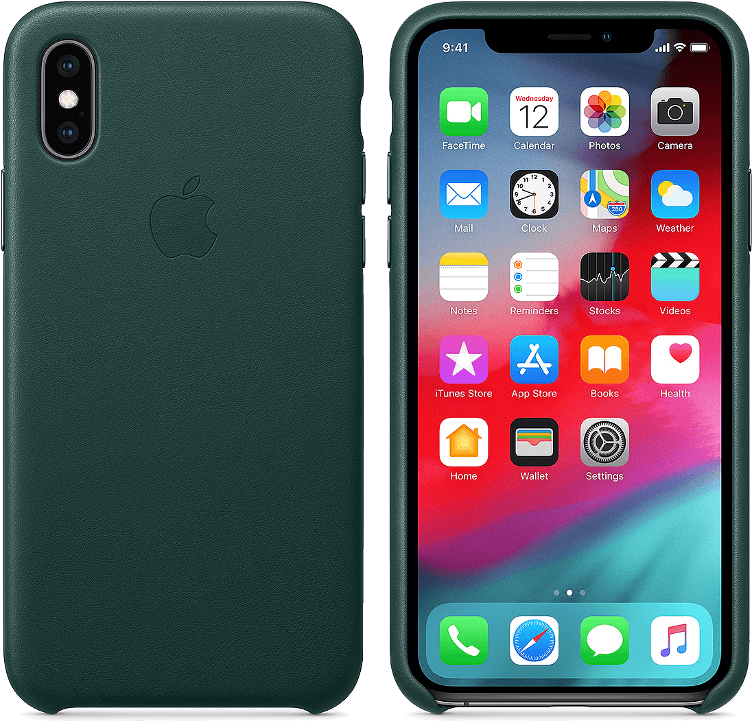 Iphone Xs Leather Case (1200x1200), Png Download