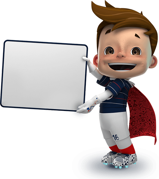 Euro 2016 Mascot Png (535x600), Png Download