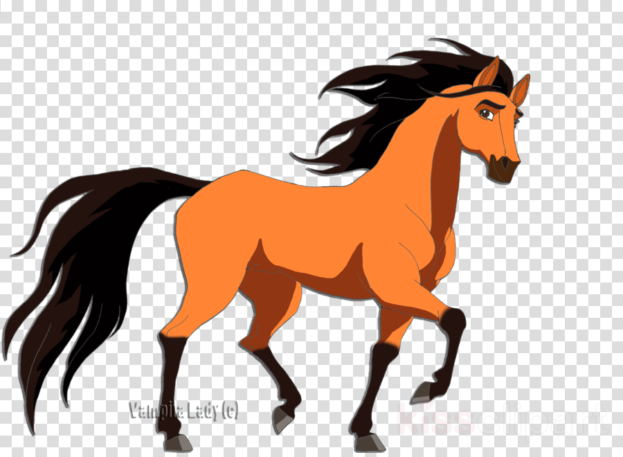 Spirit Png Horse Clipart Mustang Colt Foal (900x660), Png Download