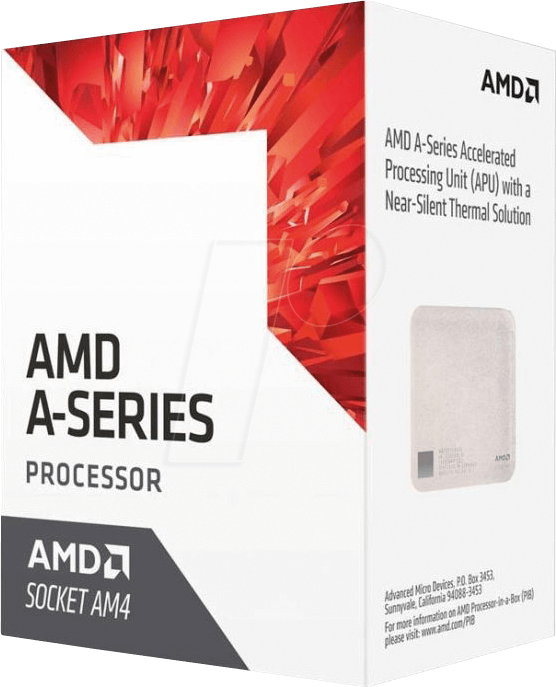 Amd Am4 A10-9700, 4x (556x687), Png Download
