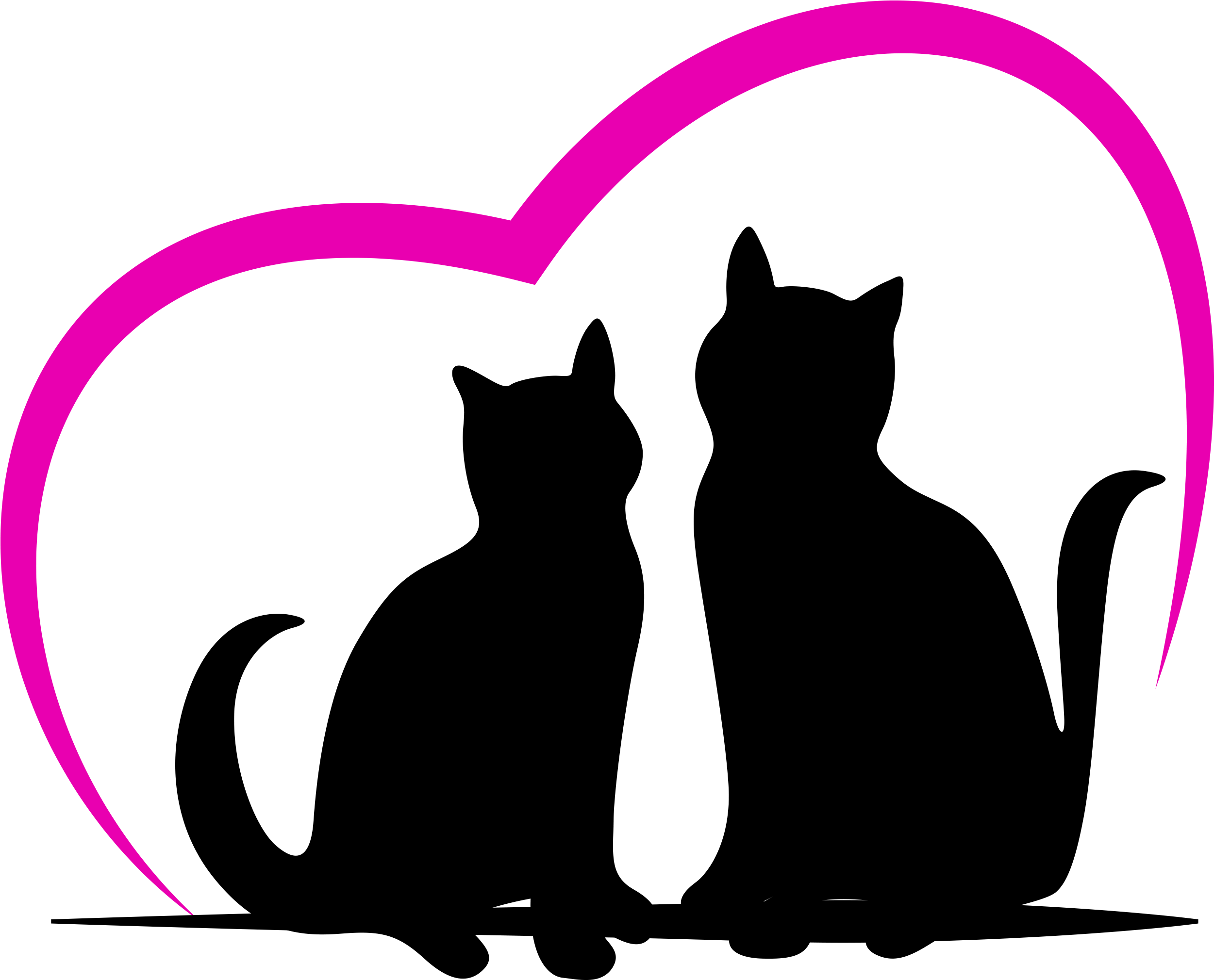 Happy Cat Png (2500x2152), Png Download