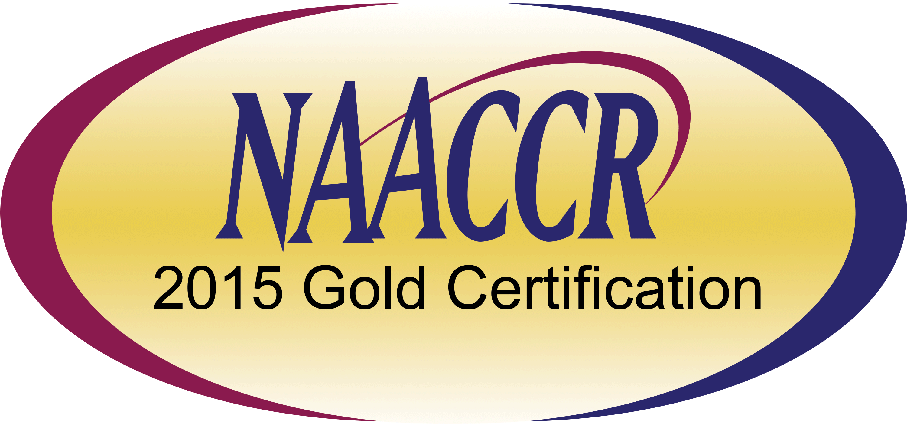 Naaccr Gold Certification (3300x1650), Png Download