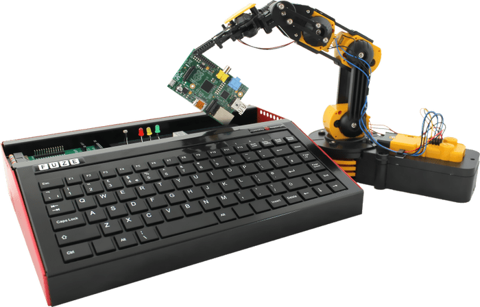 The Fuze Raspberry Pi Computer And Robotic Arm Kit (700x448), Png Download
