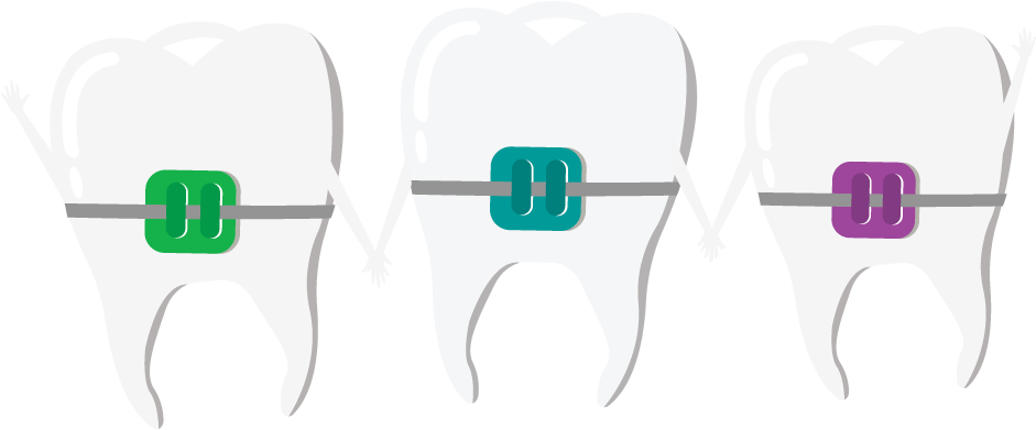 Colored-braces (1080x542), Png Download