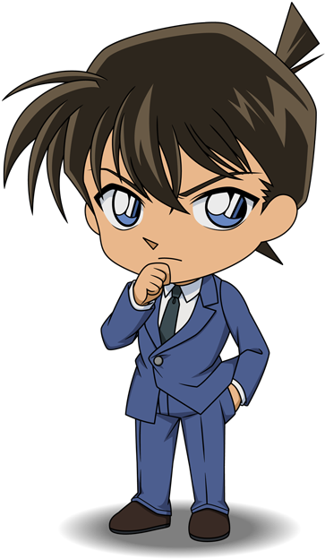 工藤新一 (500x769), Png Download