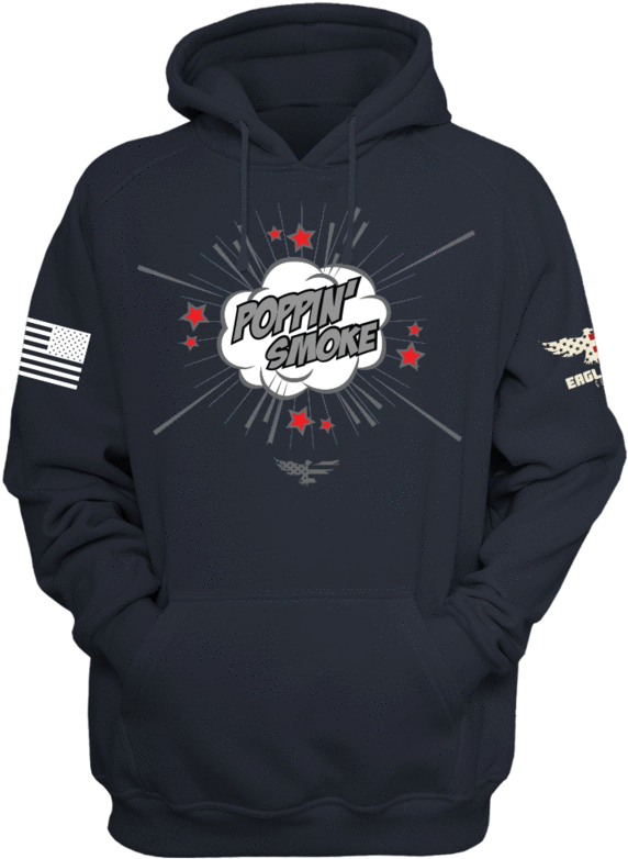 Poppin Smoke Hooded Sweatshirt (800x800), Png Download