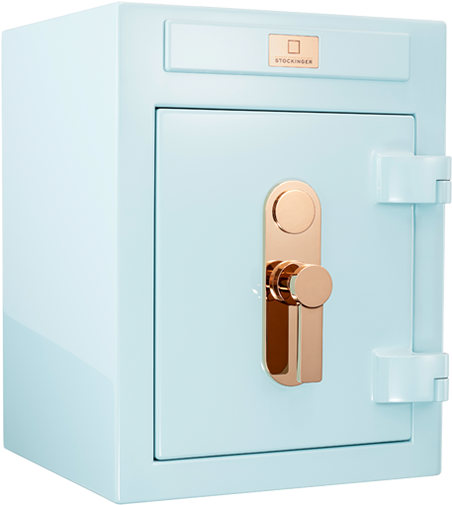 Sto Cube Azure Rose Gold Titel (460x700), Png Download