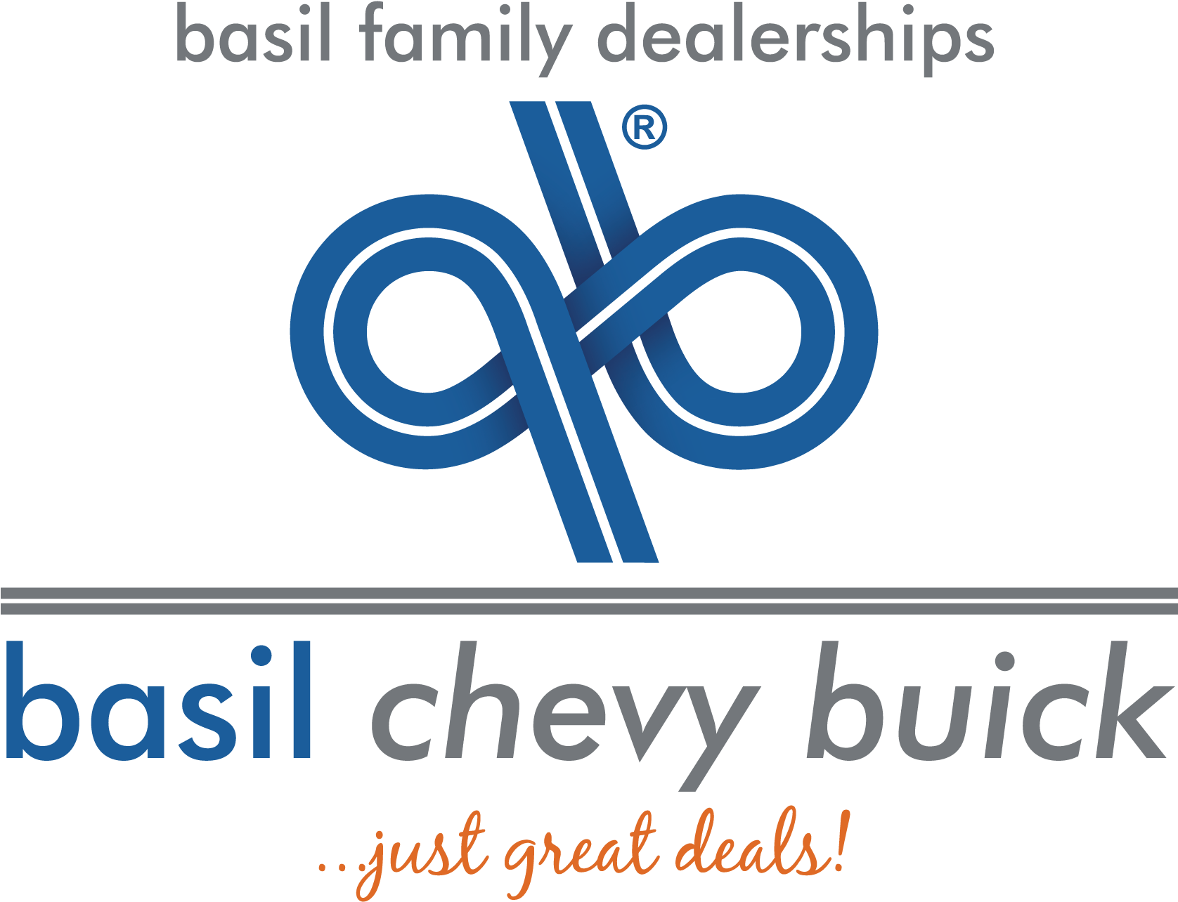 Basil Chevrolet Buick Fredonia Stacked Color Logo - Parallel (1750x1750), Png Download