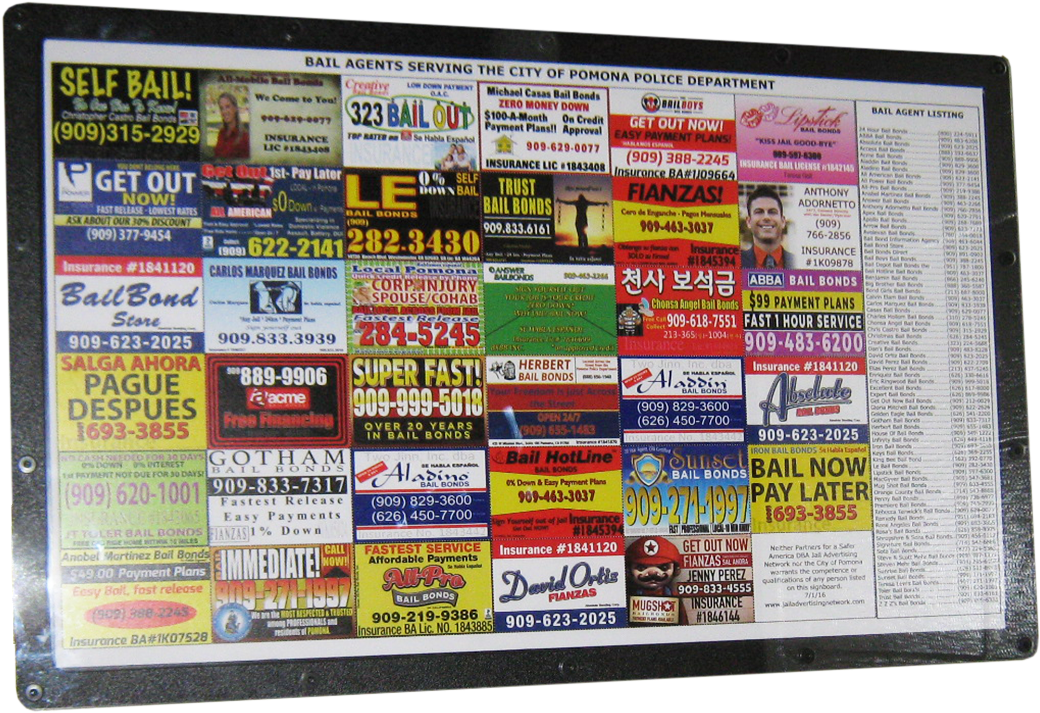 Bail Bond Advertising Iso Cell - Advertising (1069x750), Png Download